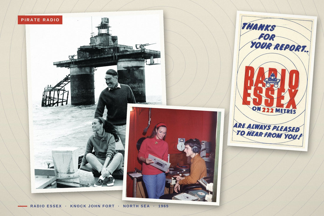 Roy Bates and the Radio Essex pirate broadcast on the Knock John fort