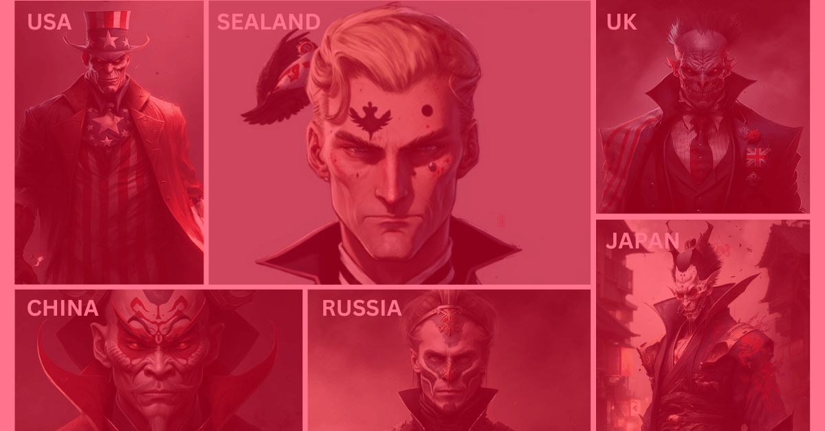 The Series of AI-Created Images That Show Countries as Supervillains ...