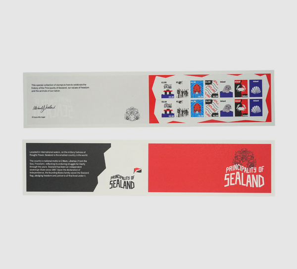 Коллекция марок Sealand Издание 2023 года
