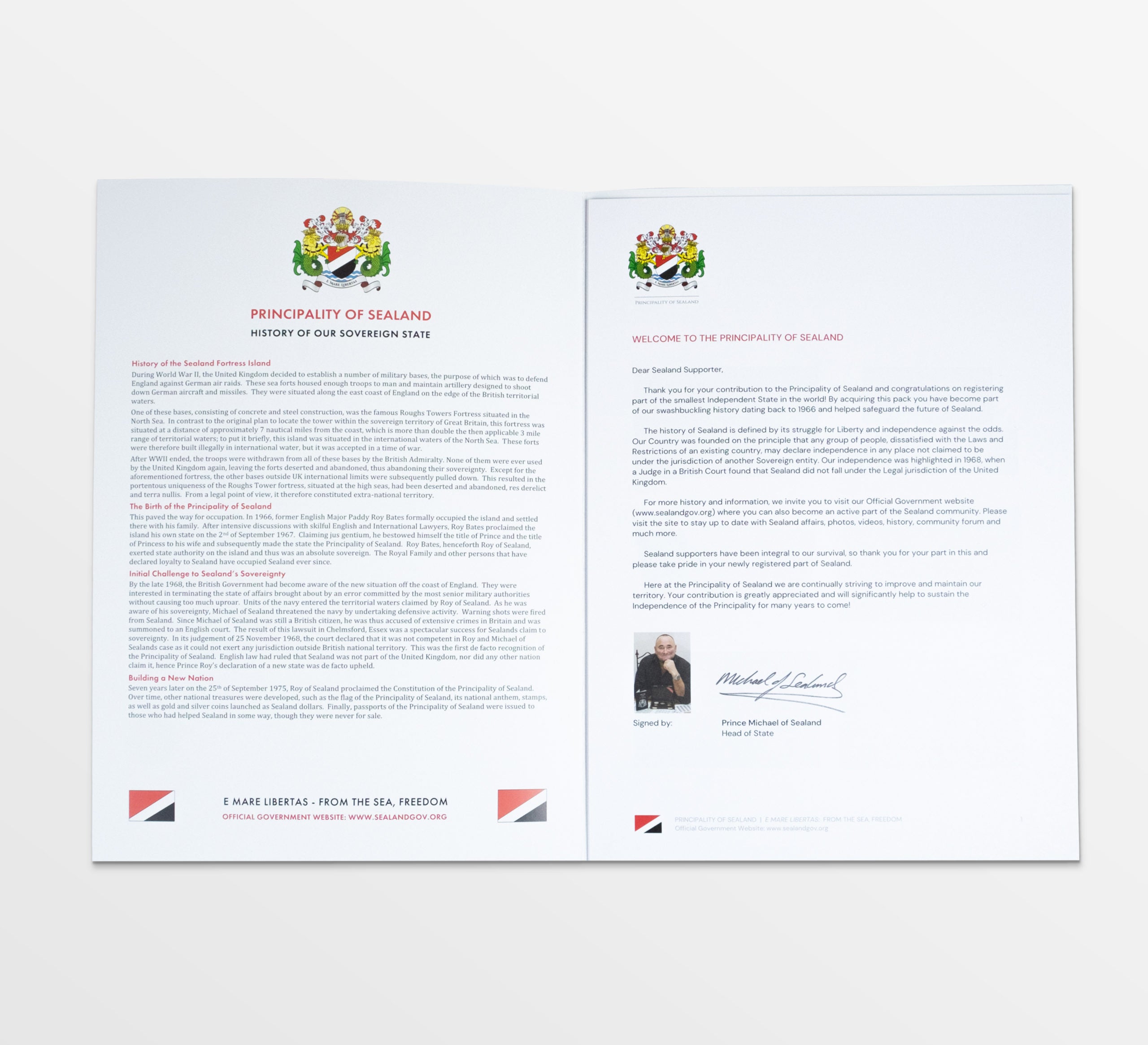 Register A Piece Of Sealand Territory Principality of Sealand